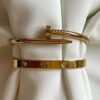 Love Bangle Nail Bracelet Combo