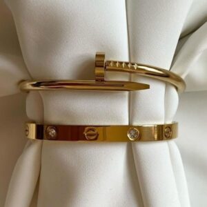 Love Bangle Nail Bracelet Combo