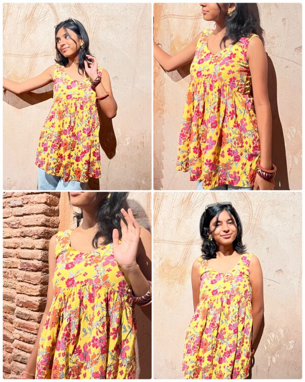 Geet - Colorful Daily Wear College Kurti