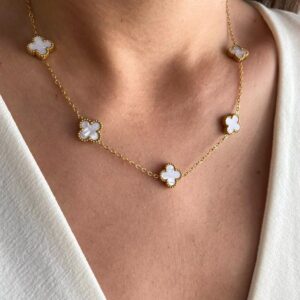 White Clover Necklace