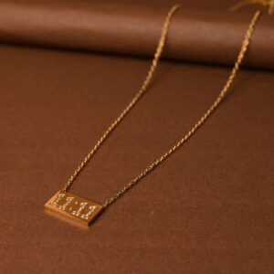 18K Gold Plated 11:11 Angel Number Pendant Necklace