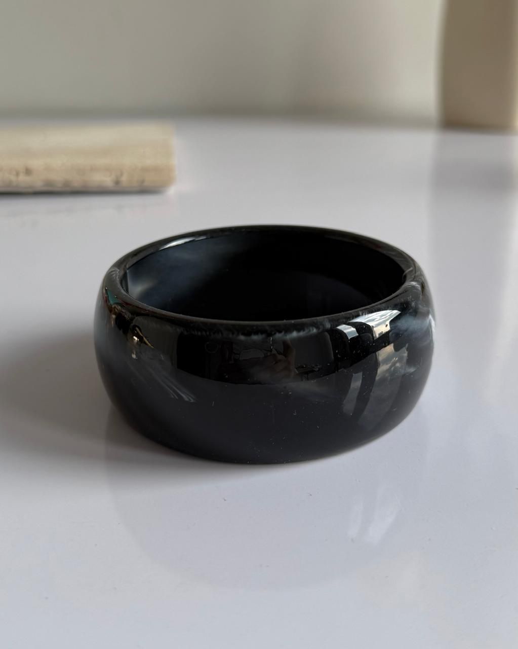 Midnight Noir Resin Bangle