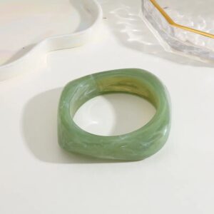 Jade Mist Resin Bangle